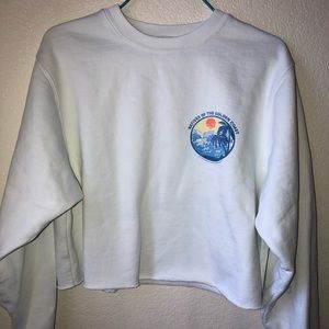 Brandy Melville graphic cropped sweater